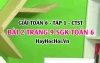 Giải bài 2 trang 9 Toán 6 Tập 1 SGK Chân trời sáng tạo